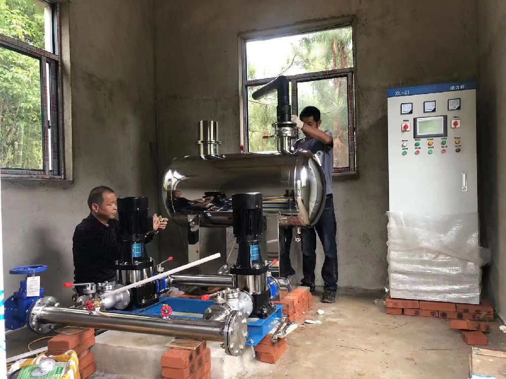 辽宁东至县龙泉高泉村水厂远距离二次增压 无负压变频供水设备
