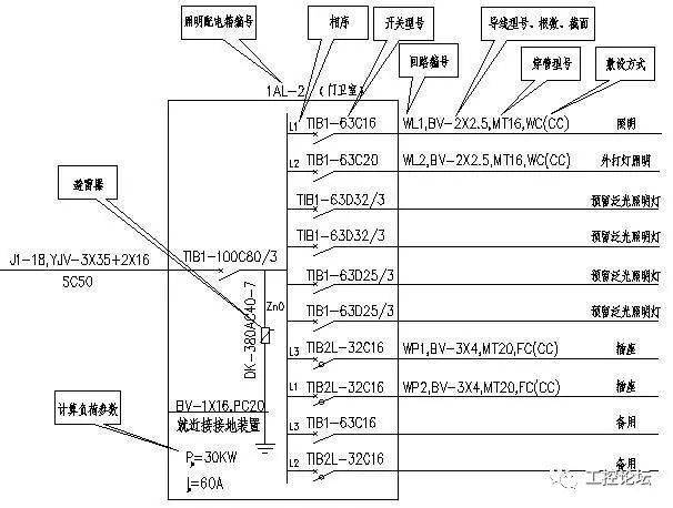 配电柜线路图怎么画_配电柜线路图_电路图配电柜