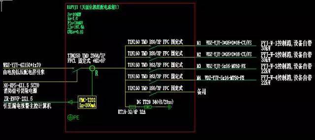 配电柜线路图_配电柜电路图图纸怎么看_电柜配电图