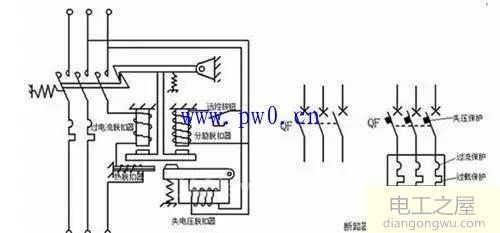 断路器工作原理图及图形符号