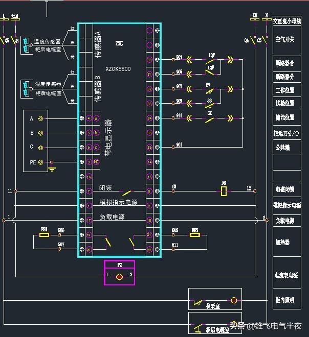 配电柜线路图_配电柜电路图图纸怎么看_电路图配电柜